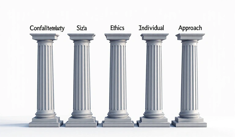 CorporateJuris Solutions principles illustration