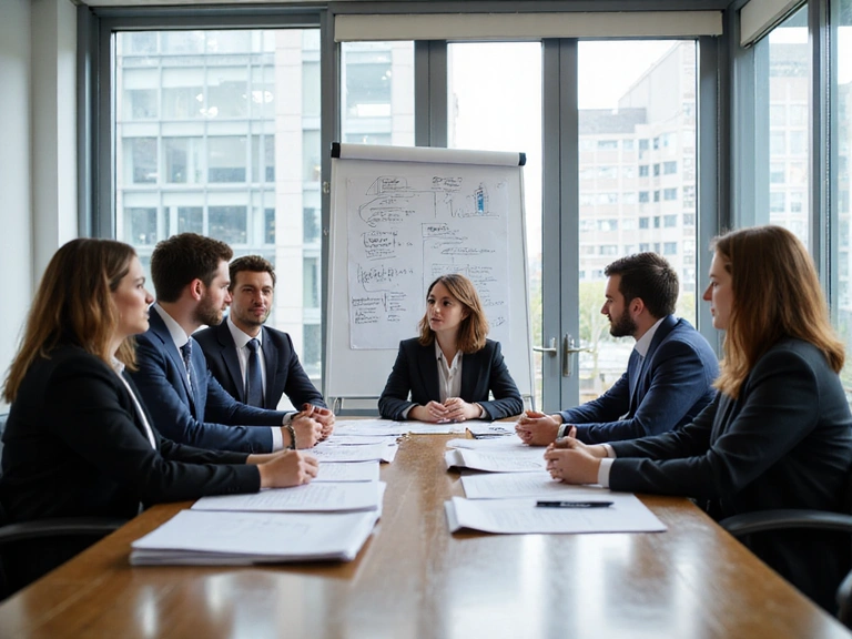 Legal strategy meeting
