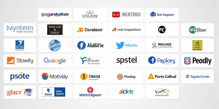 Logos of common third-party services